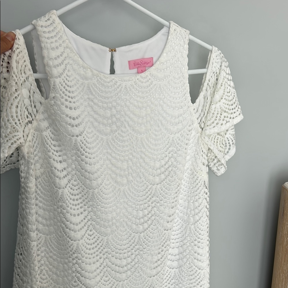 Lilly Pulitzer white Lace Dress